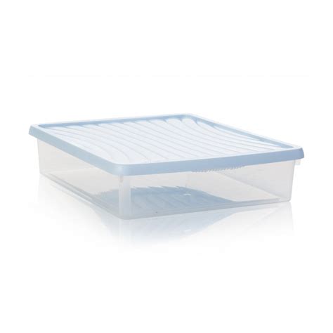 shallow storage boxes with lids